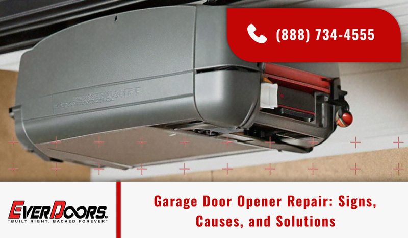 Garage Door Opener Repair: Signs, Causes, and Solutions