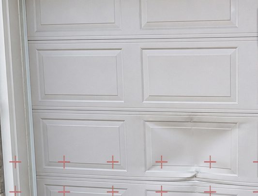 Damaged panels