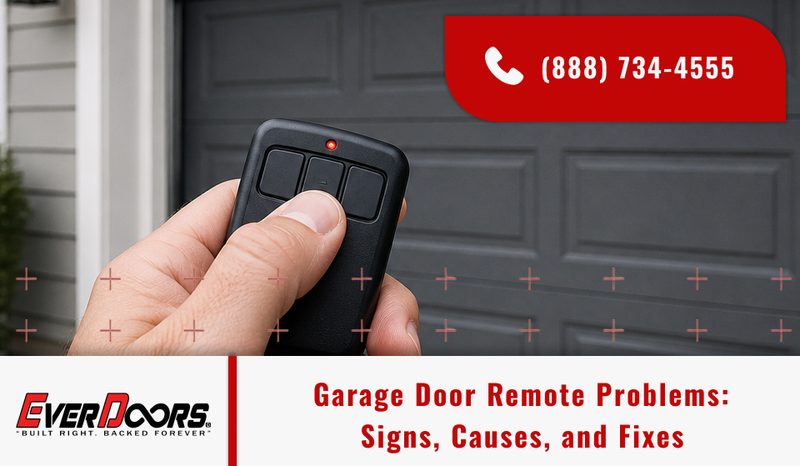 Garage Door Remote Problems: Signs, Causes, and Fixes