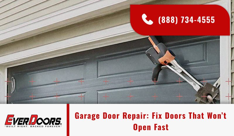 Garage Door Repair: Fix Doors That Won't Open Fast